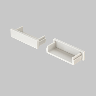 Комплект заглушек (для профиля ALM002S-2M) 10 шт.  6*24*10 мм Maytoni Led strip Хром ALM002EC