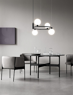 Подвесная люстра Maytoni Ring MOD013PL-04B, черный