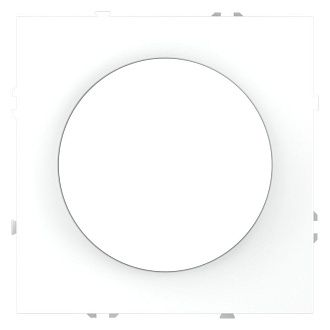 Светорегулятор встраиваемый Voltum S70 поворотно-нажимной 600 Вт, белый матовый пластик Soft touch VLS070302