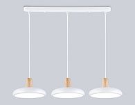 Светильник светодиодный подвесной 55*20*80- см, **W, 3000-6000K, Ambrella Light Comfort FL4840, белый , дерево