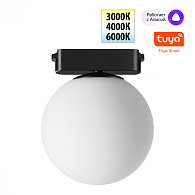 Трековый светильник 12 см, 6W, 3000-6000K, Novotech Easy Shino 359478, черный