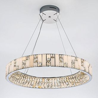 Подвесная люстра 80x80x40см, LED, 93Вт, 3000 / 5500K, Modelux ML.6988.800P CR Хром