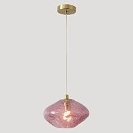 Подвесной светильник 15 см, Crystal Lux FORMLESS SP1 VINO, золото