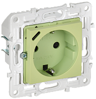 SKANDY Розетка с з/к/ш 16А с USB C 18Вт SK-R17M мятн. IEK, SK-R14-16-U14-018-K06