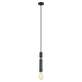 Подвесной светильник Lussole Truman GRLSP-8145, 5*55 см, черный