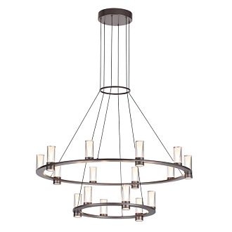 Подвесной светильник *85*200- см, 16*LED*93W, 3000K, Odeon Light Defance 7143/110L, черный
