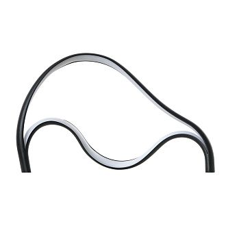 Настольная лампа 17*40*19 см, 1*LED, 13W, 3000K Arte Lamp Hyperbola A1987LT-12BK, Черный