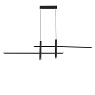 Подвесной светильник 153*7*150 см, LED *  50W, 3000К Mantra Esparta 7983, черный