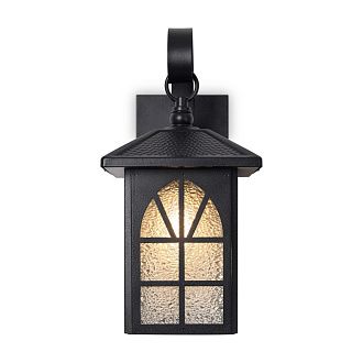Уличное бра 15*15*-24 см, 1*E27*40W Voltega  VGL7217WL-01B, Черный