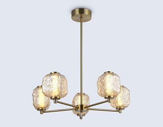 Люстра светодиодная на штанге **70- см, **W, 3000K, Ambrella Light High Light LH30104, бронза