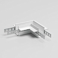 Коннектор угловой Elektrostandard Slim Magnetic для встраиваемого шинопровода под ГКЛ 9,5 85214/00, белый