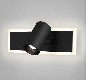Настенный светодиодный светильник с USB и Type-C 32 см 4200K 15W Eurosvet  Binar 20127/1 LED черный