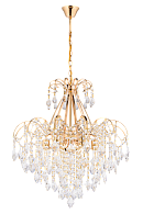 Люстра 610*660-1000, 6*E27, 40W Sfera Sveta Хрусталь (Эконом) 2154/6 FGD, Золото