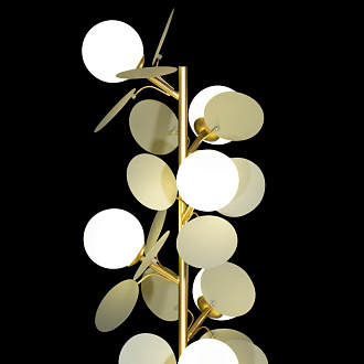 Торшер *27 см, 10*G9*5W, Loft It 10008F Grey Matisse, Золото, серый