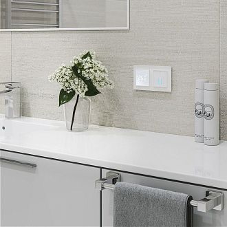 W1151201 Умный сенсорный терморегулятор  для теплого пола, белый Werkel, 4690389176937