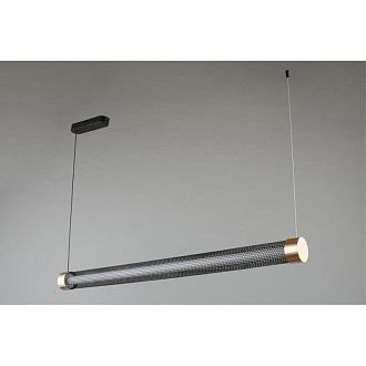 Линейный светильник 126,5*9*50-130 см 29W, 3000K, Aployt Meri APL.657.03.29, черный