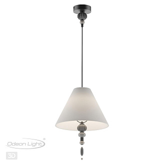 Светильник 30 см, Odeon Light Sochi 4896/1, черный