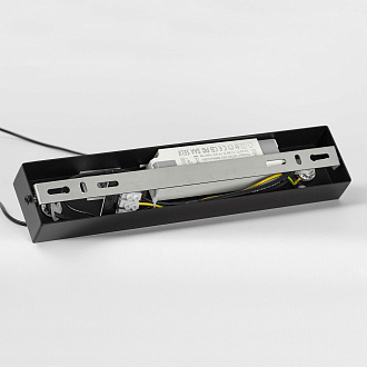 Линейно-подвесной светильник 120*6*25/120 см, 1*led*38W 3000K Lussole Bibb LSP-7206 черный