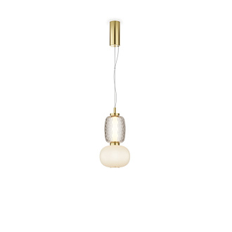 Подвесной светильник 17*17*348,5 см, LED, 18W, 3000К, Maytoni Pattern MOD267PL-L18G3K золотой