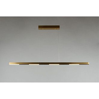 Линейный светильник 120*5*40-130 см, 1*LED, 28W, 4000K, Aployt Noella APL.051.13.28, латунный