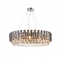 Люстра подвесная 80*80*60/120 см, 12*E14 40W Хром, Дымчатый, Прозрачный Stilfort Ton 2159/09/12P