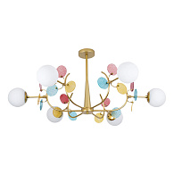 Светильник 110*110*50 см, Е 27 6x60W, Золото, Латунь MODEMODERN MD.1284.6