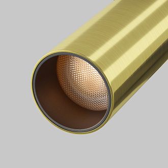 Спот 5,2*5,2*15,8 см, LED, 12W, 3000К, Maytoni Technical FOCUS LED C053CL-L12W2.7K-W-BS латунный, вр 5,5 см