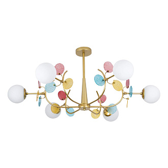 Светильник 110*110*50 см, Е 27 6x60W, Золото, Латунь MODEMODERN MD.1284.6