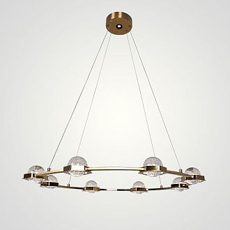 Подвесная люстра WALSH L9 90*90*150 см, 9*LED*5W, 3000K, ImperiumLoft walsh01, Латунь