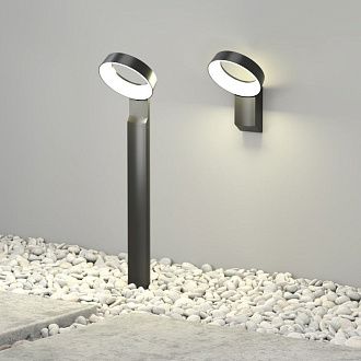Садово-парковый светильник 16,5*18*80- см, *LED*12W, 3000K, Denkirs SANVIK DK9718-BK, черный алюминий