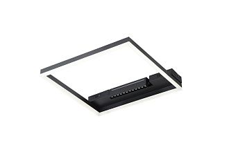 Потолочный светильник 50*50*-8 см, *LED*75W, K, Freya  FR6084CL-L82B, Черный
