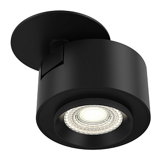 Встраиваемый светильник Maytoni Treo C063CL-L12B3K, 13W LED, 3000K, черный, вр 6,3 см