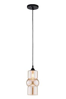 Люстра Ø100 x H240(800), мм, 1*40W, BK (Черный) Rilon 4647/1H BK