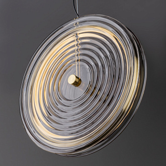 Светильник 30 см, 12W, 200 Lm, 3000K, 1 м2 Freya Borbon FR5442PL-L11B, латунь