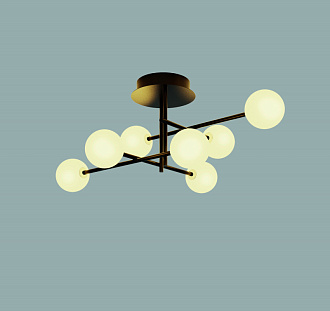 Люстра 69*51,5*28 см, G4 * 7 35W,  Mantra Cellar 7632, черный