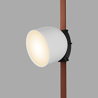 Трековый однофазный светильник 10 см, 12W, 3000K, Denkirs Belty Spot DK5543-WH+BK