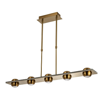 Подвесной светильник 90*12*70 см, LED 50W, 3000 / 6000K, Бронза LED4U L7515-11 AB