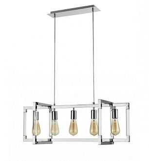 Подвесной светильник 26*80*154 см, 5*E27 хром Vele Luce Palermo VL5023P05