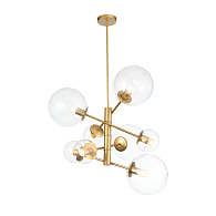 Светильник подвесной 65 см, 320W, ST LUCE LIORA SL1150.203.08 Матовое золото