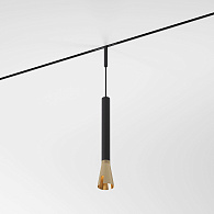 Светильник 4 см, 3W, 3000K, Elektrostandard Mini Magnetic 85165/01, черный-латунь