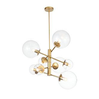 Светильник подвесной 65 см, 320W, ST LUCE LIORA SL1150.203.08 Матовое золото