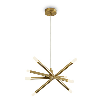 Светильник 58 см, 20W, 3000K, Freya Wands FR6130PL-L24B, латунь