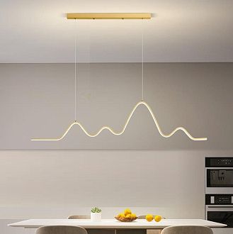 Светильник ElegantLight DZN-11108 ЗОЛОТО D1200/H1500/1/LED/30W/4500K IMPULSE 23-12