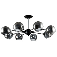 Потолочная люстра Arte Lamp Lagos A2708PL-8BK, диаметр 86 см, черный