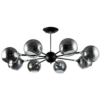 Потолочная люстра Arte Lamp Lagos A2708PL-8BK, диаметр 86 см, черный