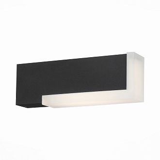 Уличный настенный светодиодный светильник ST Luce Posto SL096.401.02 черный
