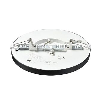 Светильник потолочный *22,5*1,7- см, 1*LED*18W, 3000/4000/6500K, Sonex Nebula Black SON7788/18L, белый