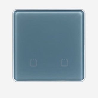 Радиовыключатель сенсорный HiTE PRO SN-R2 (Серо-голубой, закругленные углы) HPSW-SNR2-GB