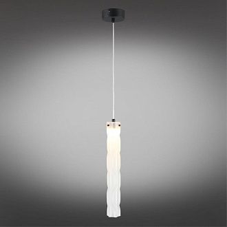 Подвесной светильник 6*55-180 см, 1*LED, 6W, 3000K, Aployt Dzhosi APL.326.06.01, черный
