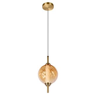 Подвесной светильник *15*-27,5 см, 1*LED*30W, 4000K, LOFT IT Helix 10421/B Amber, бронзовый